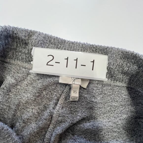 Joie Pants Womens XS Gray TENDRA Knit Joggers Drawstring Lounge Cozy Sweatpants - Picture 9 of 9